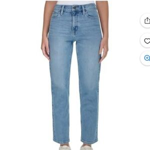 Calvin Klein Women’s High Rise Straight Leg Jean